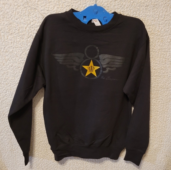 The emperror graphic crewneck sweatshirt sz small nwot - Picture 1 of 8